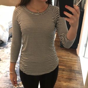 Black and White Stripped Long Sleeve